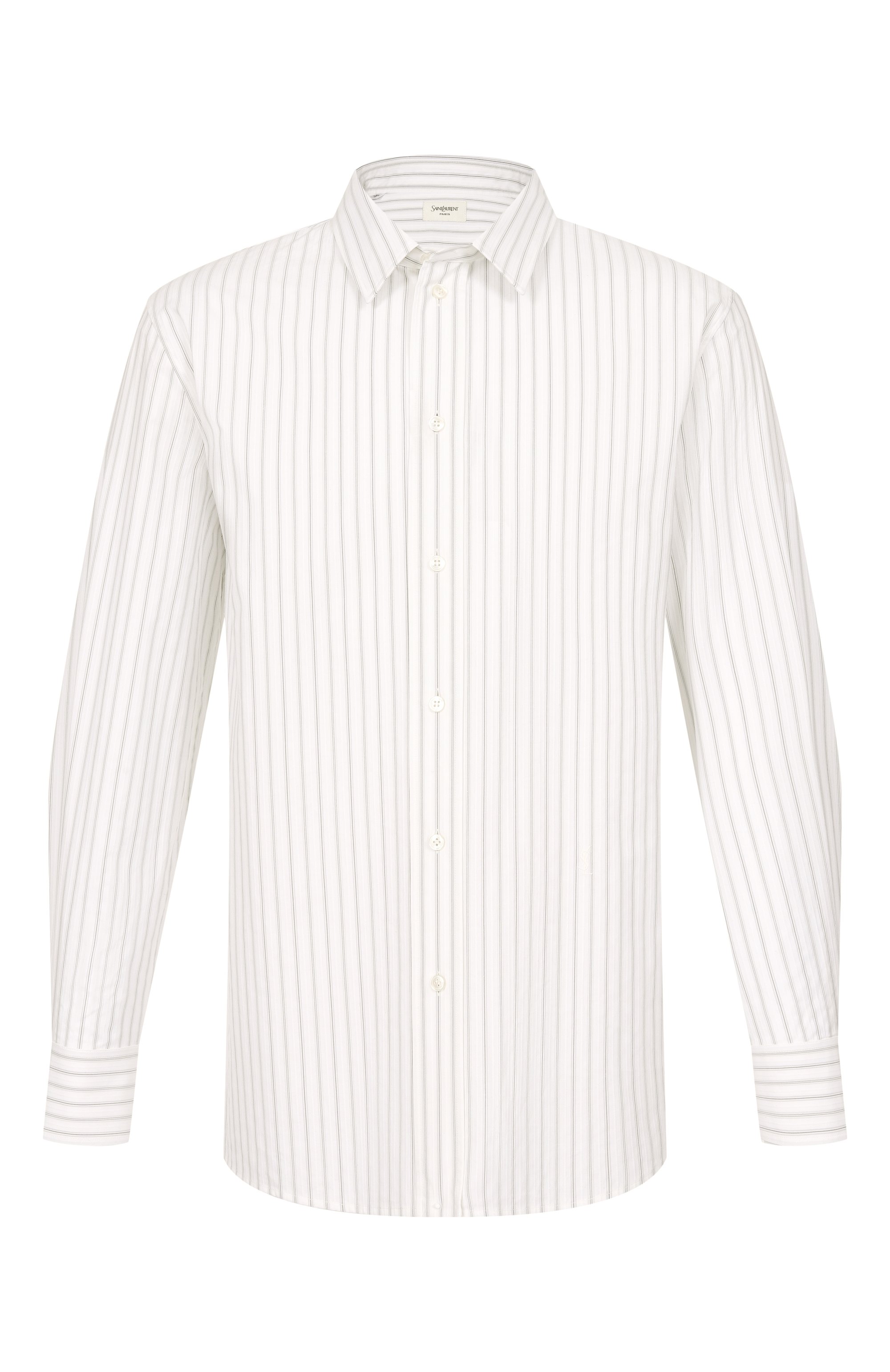 Хлопковая рубашка SAINT LAURENT, арт. 848033/Y5K82, фото 1