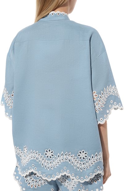 Хлопковая блузка ZIMMERMANN, арт. 8432TRS243, фото 4