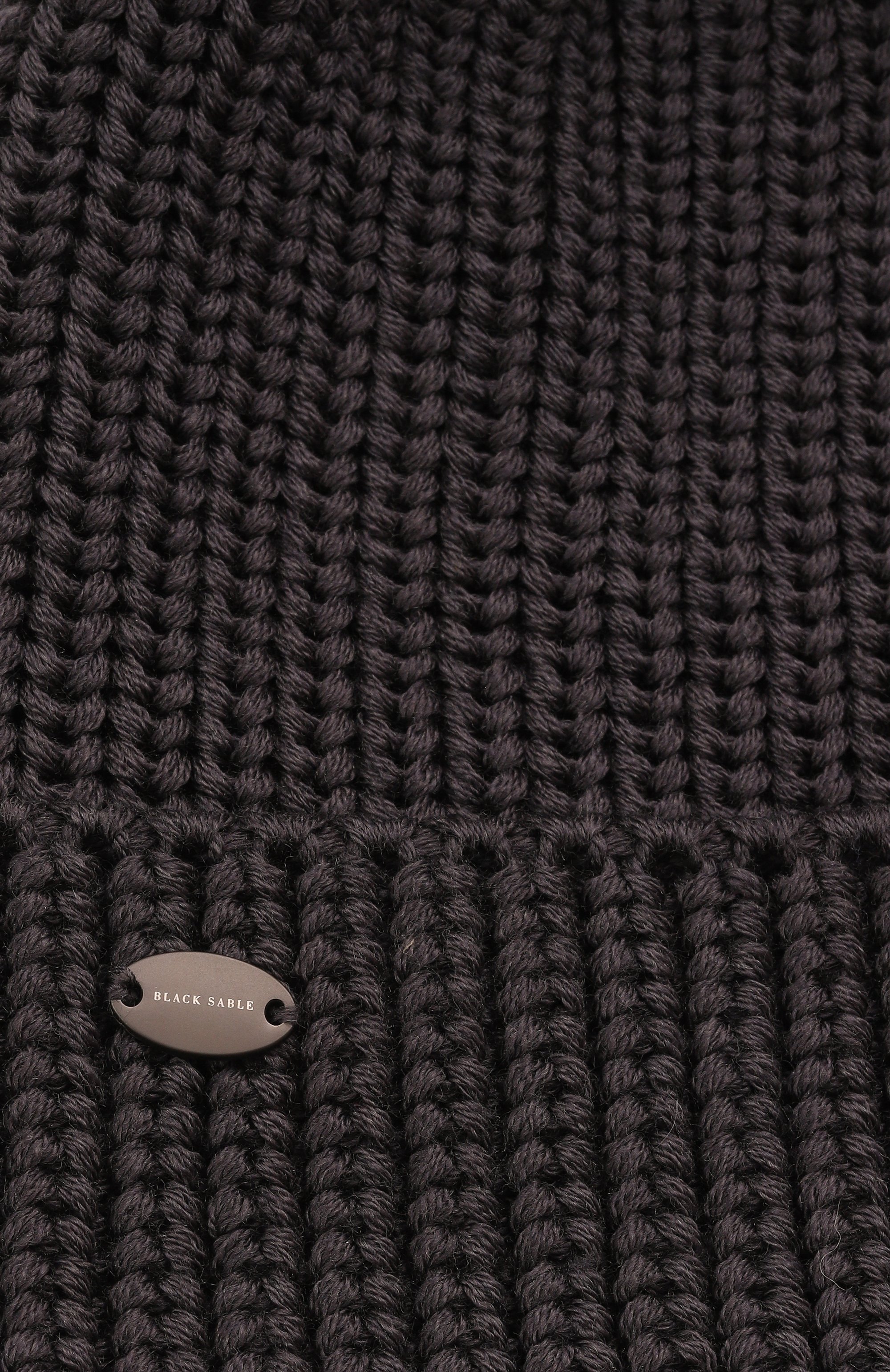 Шерстяная шапка с отделкой из соболя BLACK SABLE, арт. BS-47CC10, фото 4