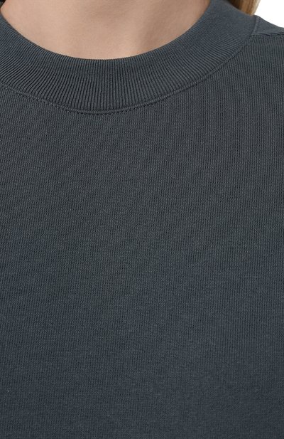 Хлопковая футболка JIL SANDER синего цвета по цене 46400 руб., арт. J40GC0105/J20039, фото 5 Хлопковая футболка JIL SANDER, арт. J40GC0105/J20039, фото 5