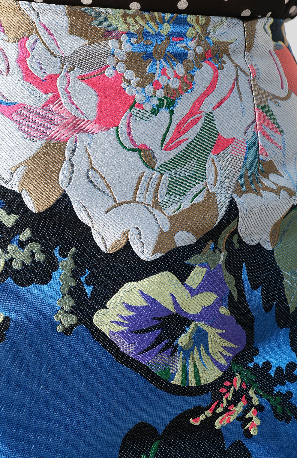 Юбка DRIES VAN NOTEN синего цвета по цене 89950 руб., арт. 201-10805-9051, фото 5 Юбка DRIES VAN NOTEN, арт. 201-10805-9051, фото 5