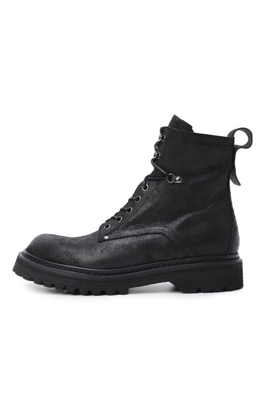 Замшевые ботинки Premiata M7112/0LD Чёрный  M7112/0LD Фото 4