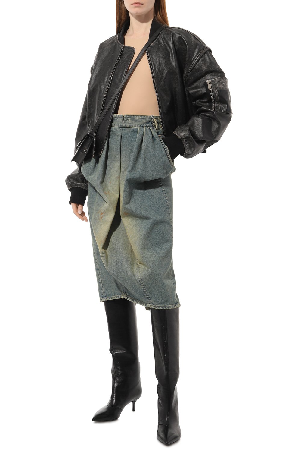 Джинсовая юбка MAISON MARGIELA, арт. SI0MA0006/S30561, фото 2