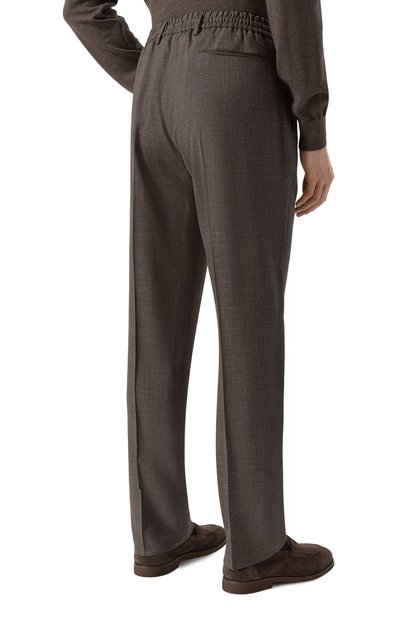 Брюки из шерсти и шелка ANDREA CAMPAGNA, арт. SPIAGGIA20/LP184U, фото 4