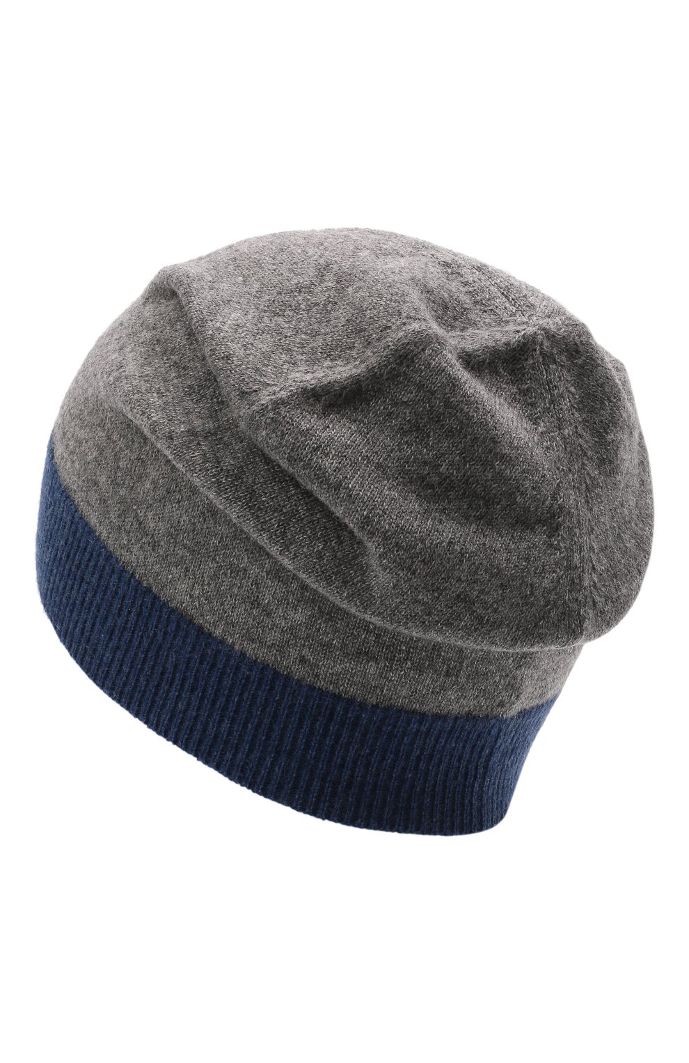 Кашемировая шапка IL BORGO CASHMERE серого цвета по цене 17350 руб., арт. 57-729G0, фото 2 Кашемировая шапка IL BORGO CASHMERE, арт. 57-729G0, фото 2