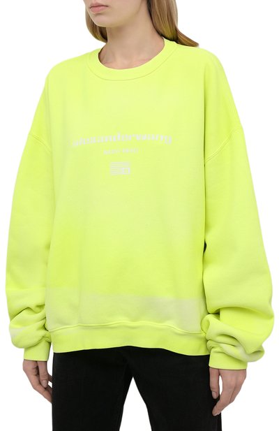 Хлопковый свитшот ALEXANDER WANG, арт. UCC3211446, фото 3
