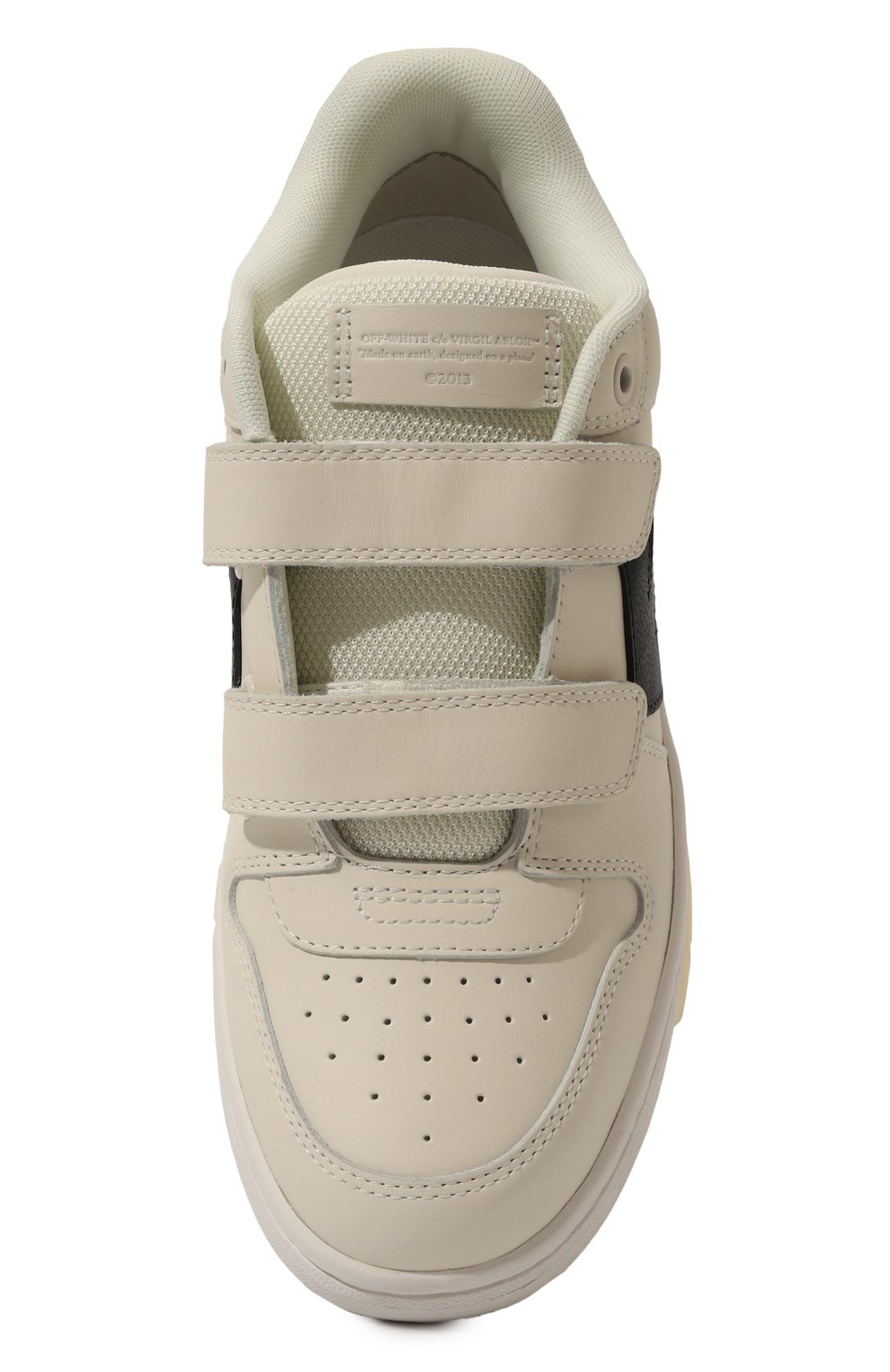 Кожаные кеды out of office OFF-WHITE, арт. 0BIA008S24LEA001/35-38, фото 4