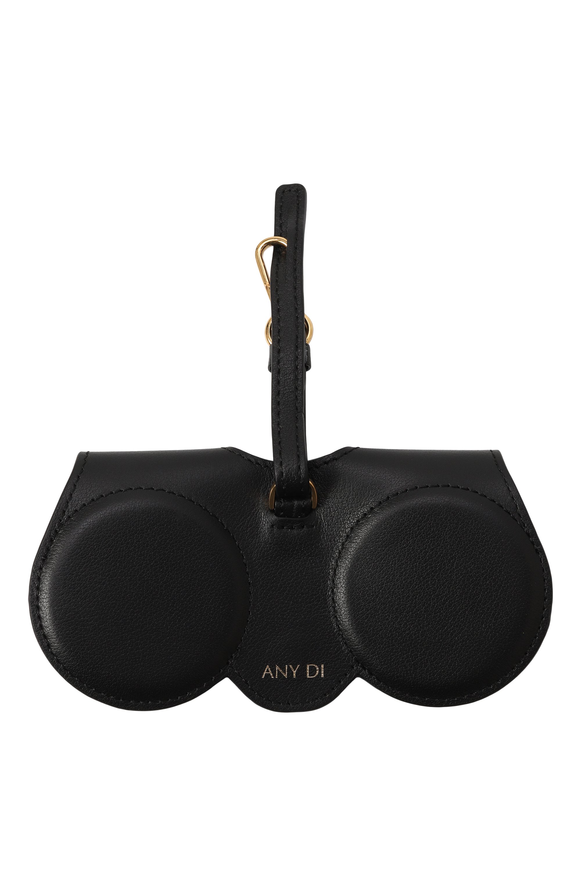 Кожаный футляр для очков ANY DI, арт. SP101602 BLACK G0LD, фото 2