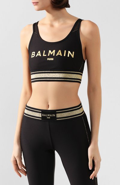 Топ puma x balmain PUMA черного цвета по цене 8980 руб., арт. 59689001, фото 3 Топ puma x balmain PUMA, арт. 59689001, фото 3