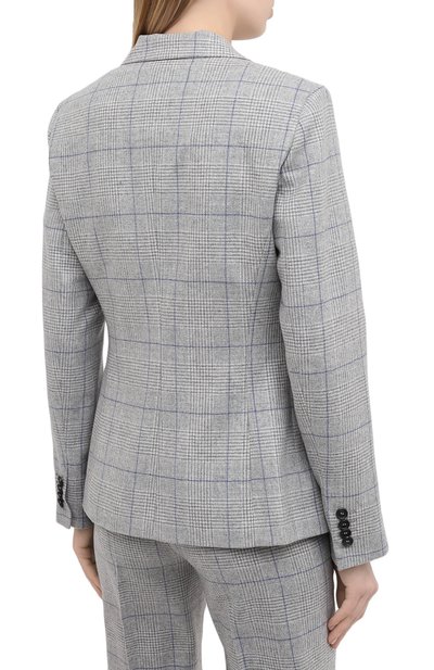 Жакет из шерсти и кашемира KITON светло-серого цвета по цене 311500 руб., арт. D15510K05T13, фото 4 Жакет из шерсти и кашемира KITON, арт. D15510K05T13, фото 4