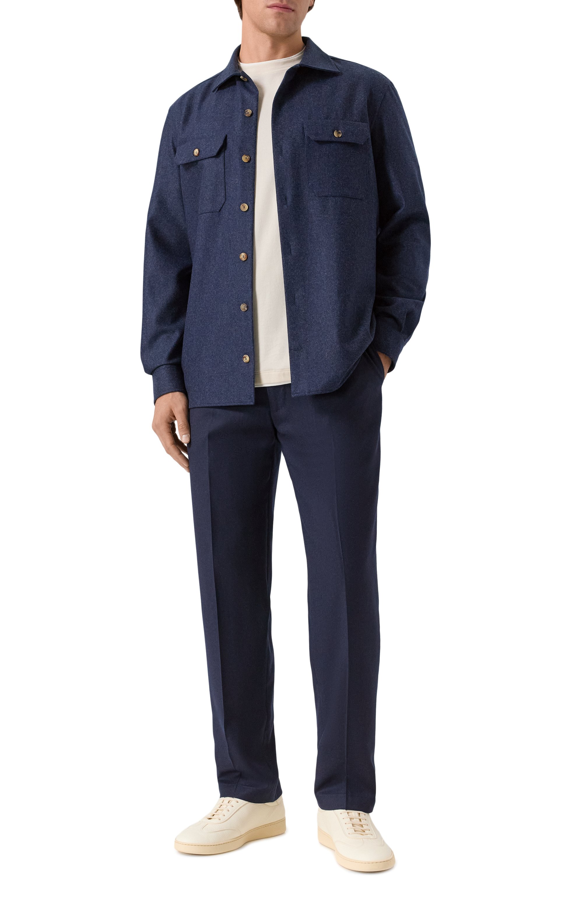 Хлопковая футболка BRUNELLO CUCINELLI, арт. M0B137427, фото 2