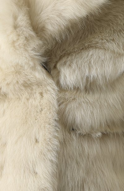 Укороченная шуба с кожаной отделкой CHLOÉ, арт. CHC18ACV06211, фото 5