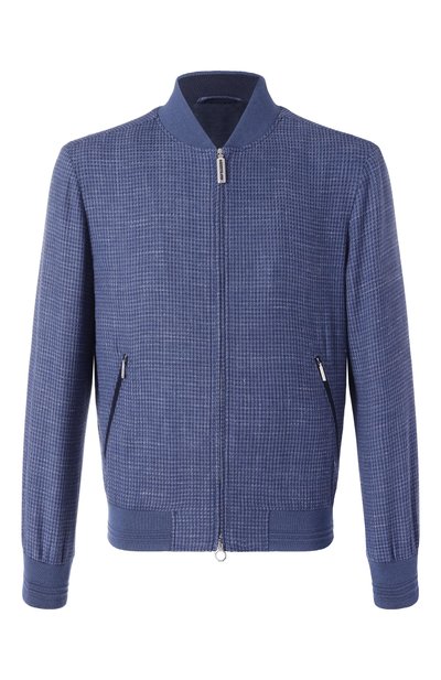 Мужской бомбер из шерсти и шелка STEFANO RICCI, арт. MZJ5100070/LP50HA/68