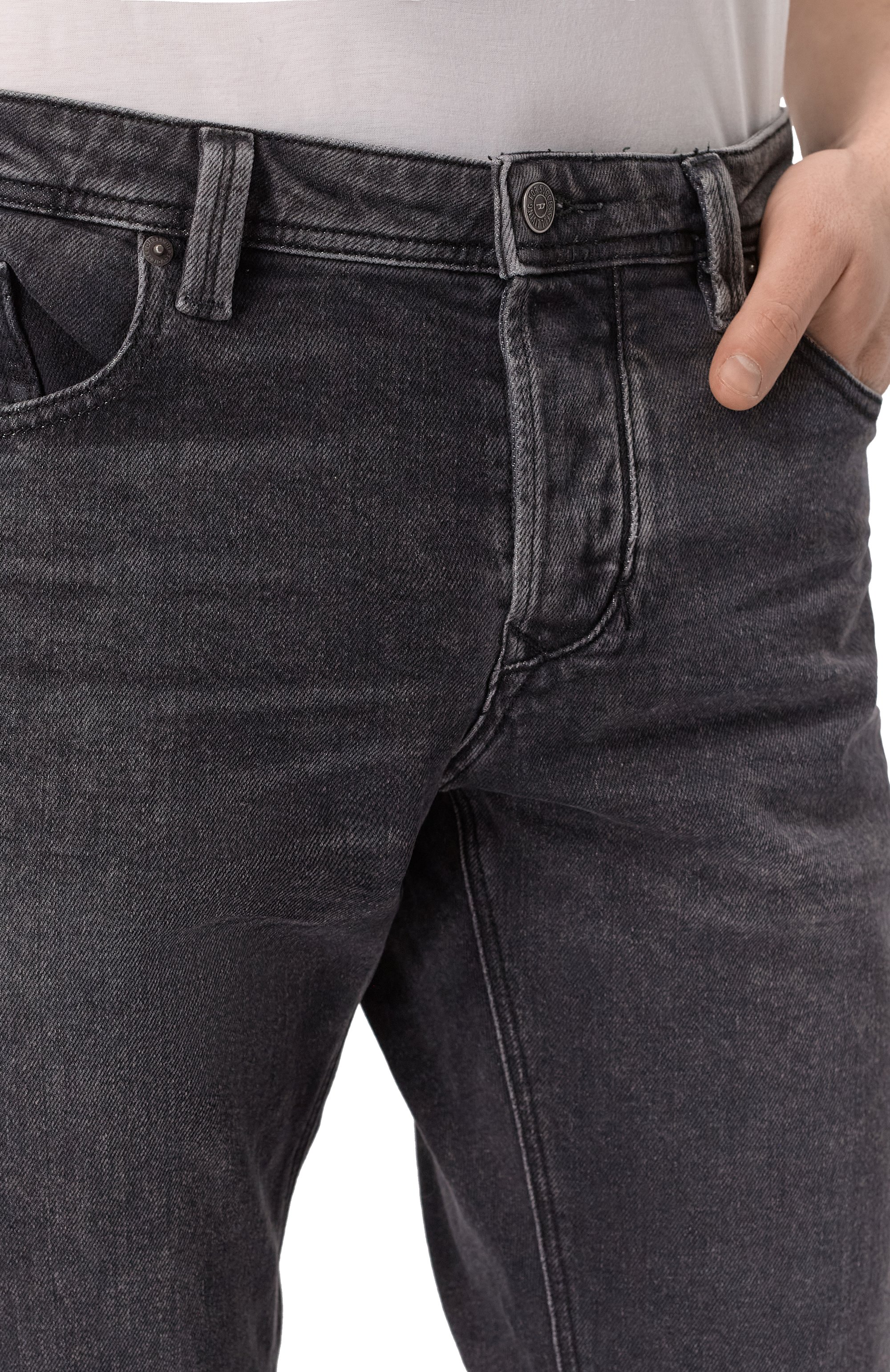 Джинсы 1986 lerkee-beex DIESEL темно-серого цвета по цене 18100 руб., арт. 00SU1X/0CLBG, фото 5 Джинсы 1986 lerkee-beex DIESEL, арт. 00SU1X/0CLBG, фото 5