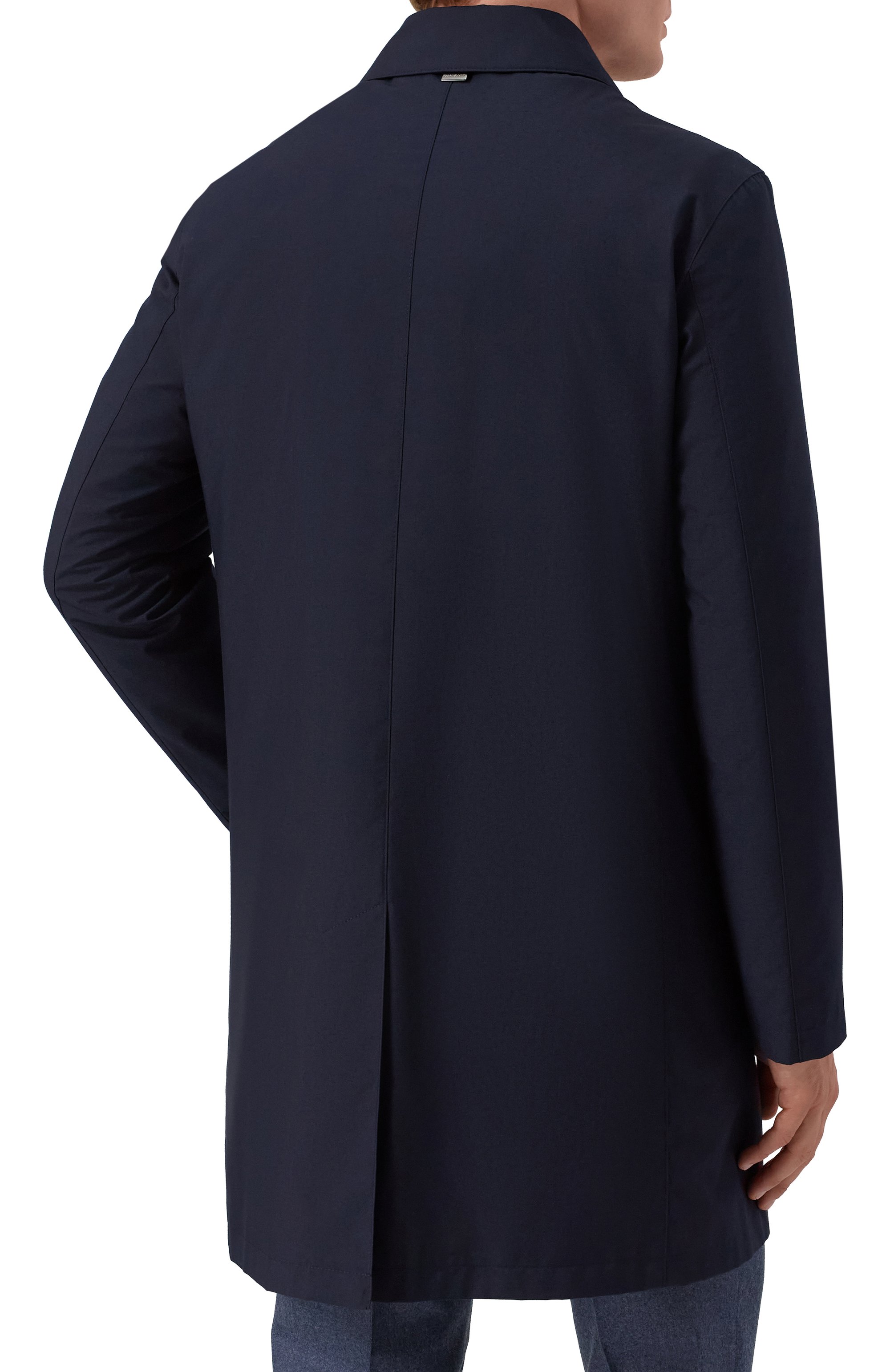 Плащ CORNELIANI темно-синего цвета по цене 118000 руб., арт. 2635M6-2620155, фото 4 Плащ CORNELIANI, арт. 2635M6-2620155, фото 4