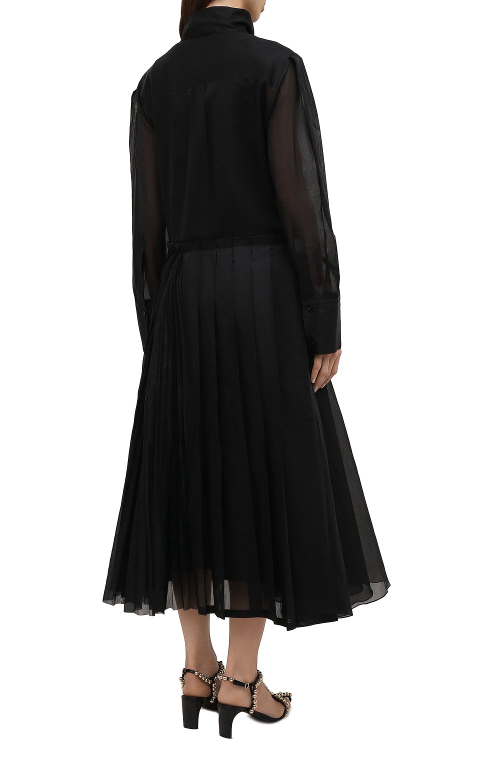 Хлопковое платье JIL SANDER, арт. JSWS505600-WS243000, фото 4
