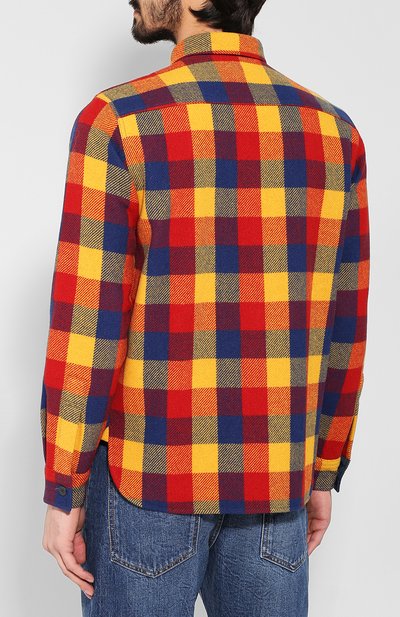 Шерстяная рубашка RRL, арт. 782758378, фото 4