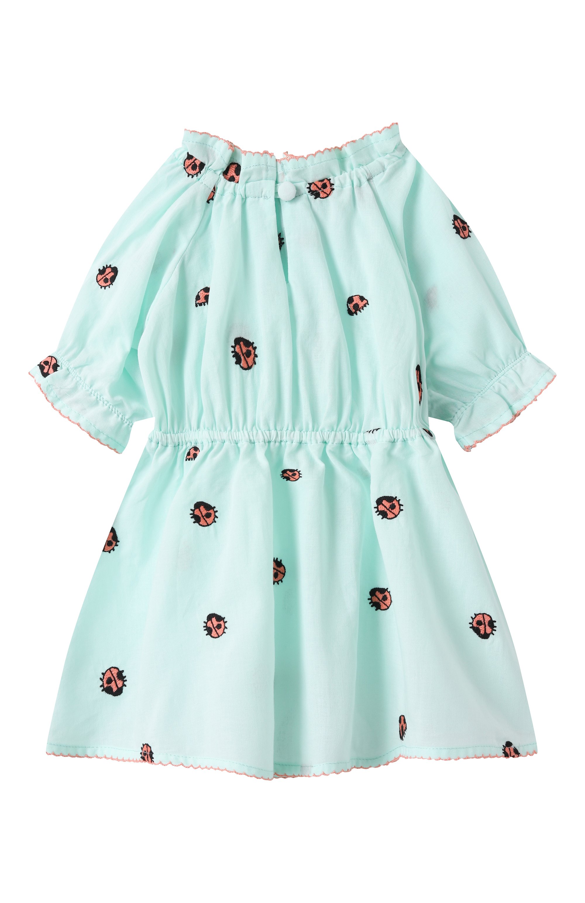 Комплект из платья и шорт STELLA MCCARTNEY светло-зеленого цвета по цене 16900 руб., арт. TW1031, фото 3 Комплект из платья и шорт STELLA MCCARTNEY, арт. TW1031, фото 3