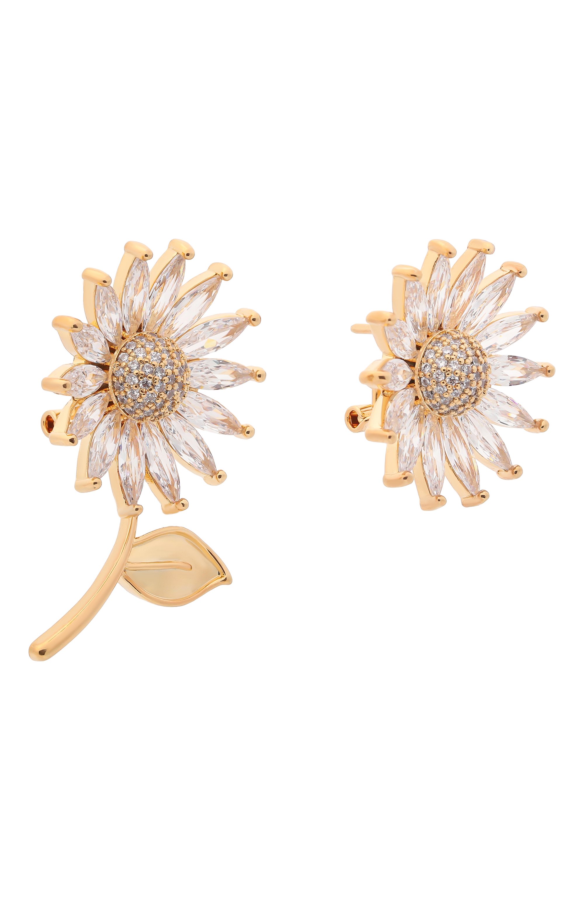 Серьги ANTON HEUNIS золотого цвета по цене 22700 руб., арт. MLR3.34, фото 3 Серьги ANTON HEUNIS, арт. MLR3.34, фото 3