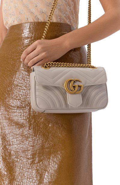 Женская сумка gg marmont small GUCCI, арт. 446744/AABZC