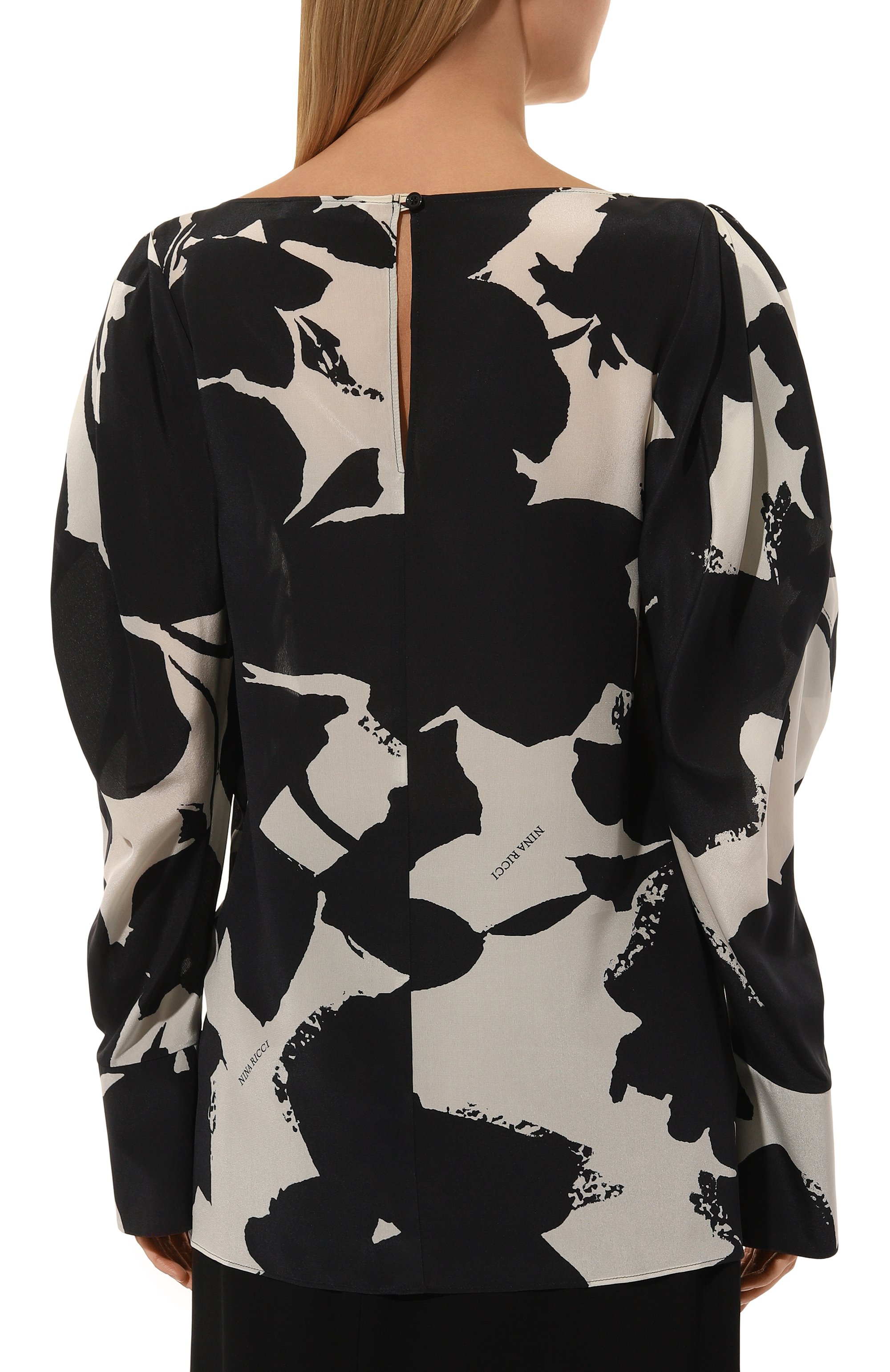Шелковая блузка NINA RICCI, арт. 24ACT0006/SE1399, фото 4
