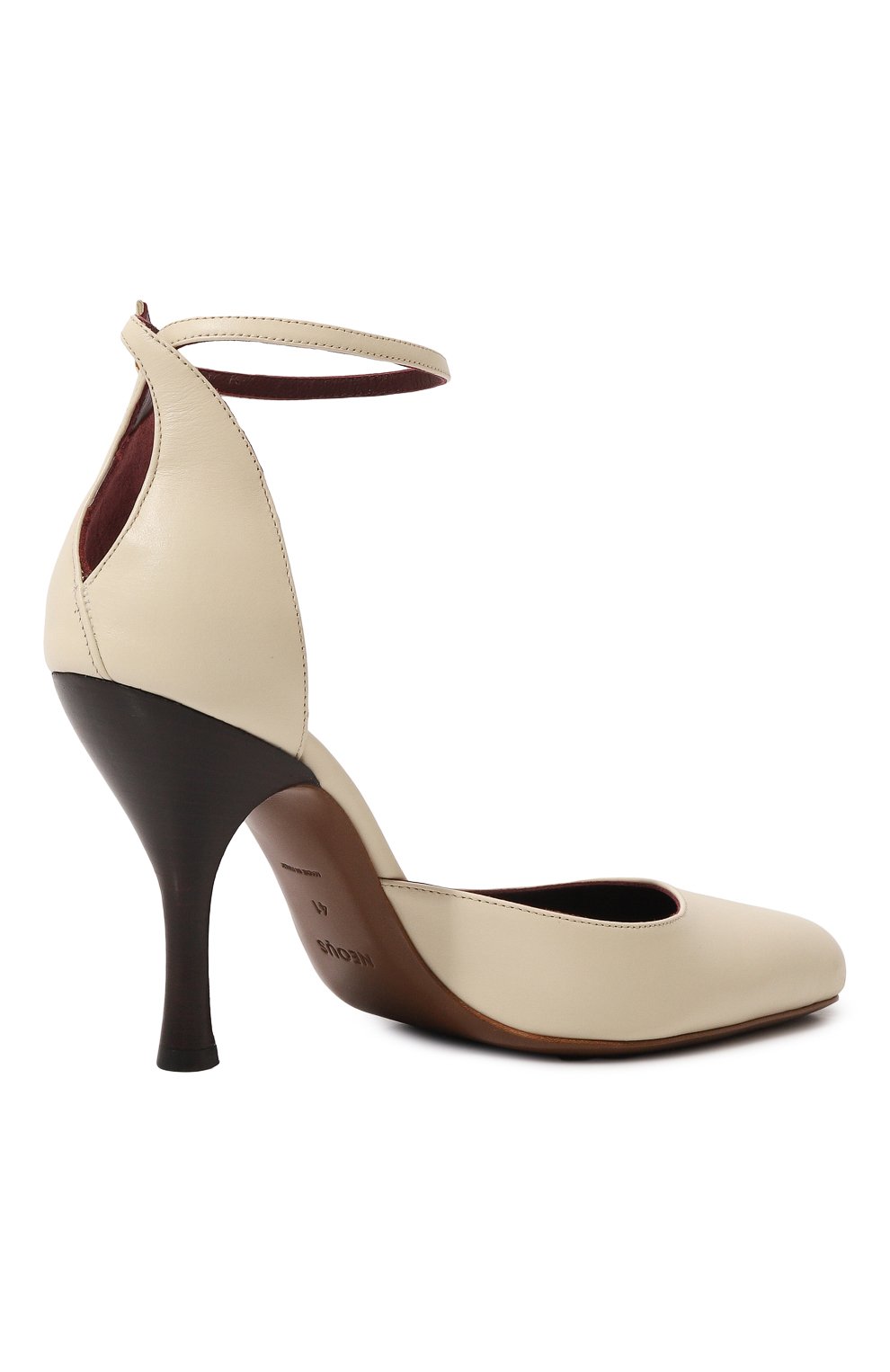 Кожаные туфли nekkar 85 NEOUS кремового цвета по цене 83800 руб., арт. 00440A10, фото 5 Кожаные туфли nekkar 85 NEOUS, арт. 00440A10, фото 5