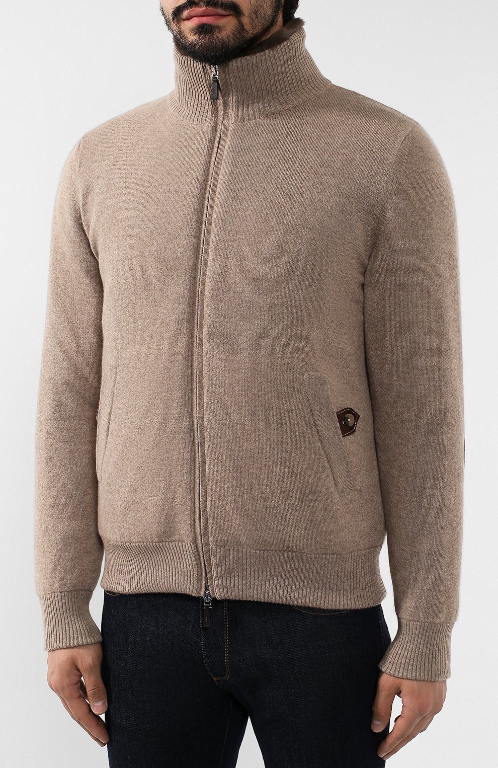 Кашемировый бомбер с меховой подкладкой SVEVO, арт. 0140SA19/MP01/2, фото 3