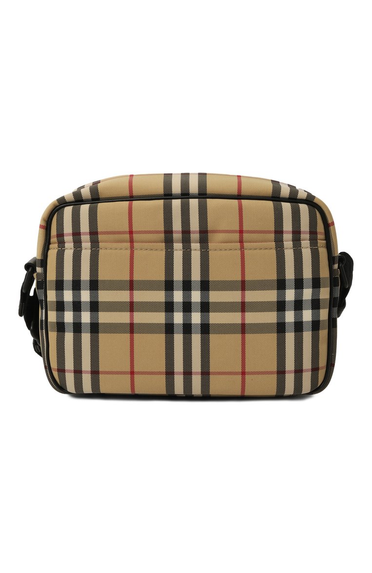 Мужская сумка check paddy BURBERRY бежевого цвета, арт. 8069760 | Фото 6 (Драгоценные камни: Проставлено; Размер: small; Материал: Текстиль; Материал сплава: Проставлено; Ремень/цепочка: На ремешке)