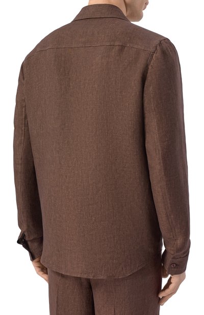 Льняная рубашка ANDREA CAMPAGNA, арт. J0HNAC/300118, фото 4