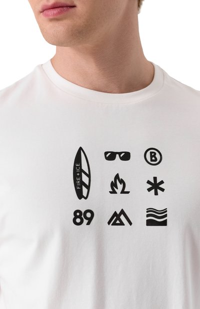 Хлопковая футболка BOGNER FIRE+ICE, арт. 54357309, фото 5