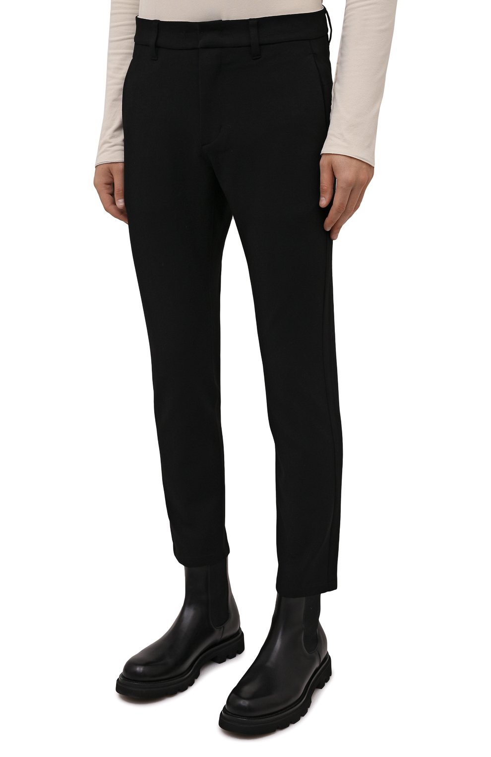 Брюки KAZUYUKI KUMAGAI черного цвета по цене 34350 руб., арт. AP12-247, фото 3 Брюки KAZUYUKI KUMAGAI, арт. AP12-247, фото 3