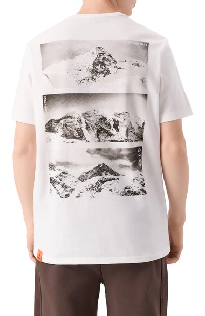 Хлопковая футболка BOGNER FIRE+ICE белого цвета по цене 10800 руб., арт. 54369760, фото 4 Хлопковая футболка BOGNER FIRE+ICE, арт. 54369760, фото 4