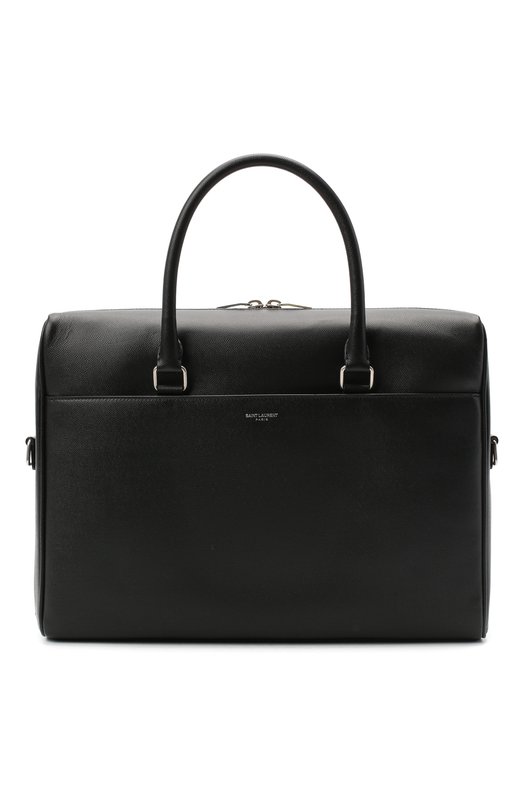 Кожаная сумка для ноутбука Duffle Saint Laurent 625449/BTY0E Чёрный 625449/BTY0E