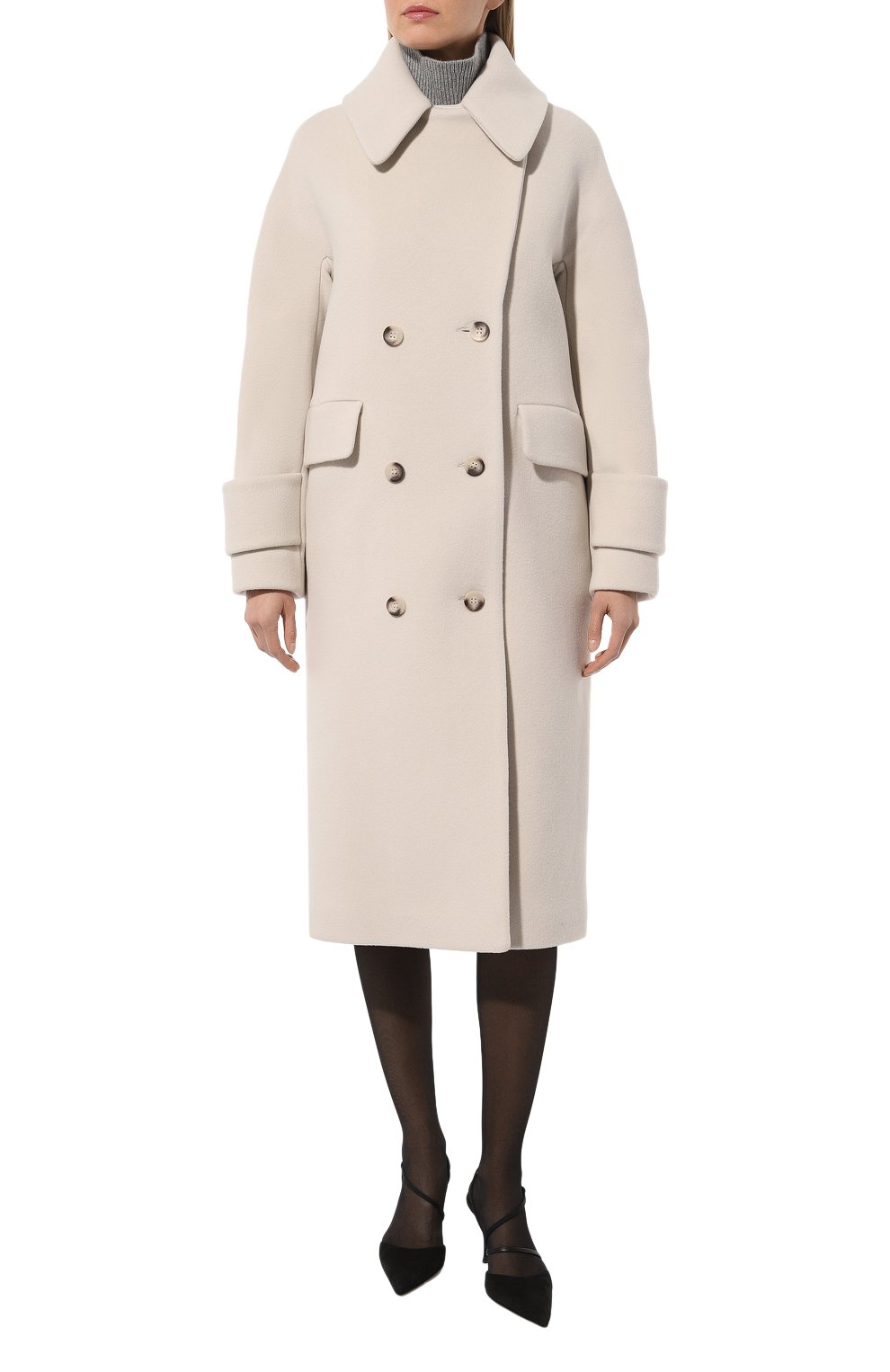 Шерстяное пальто LUDA NIKISHINA, арт. CT/MAXIM/lgrey, фото 3