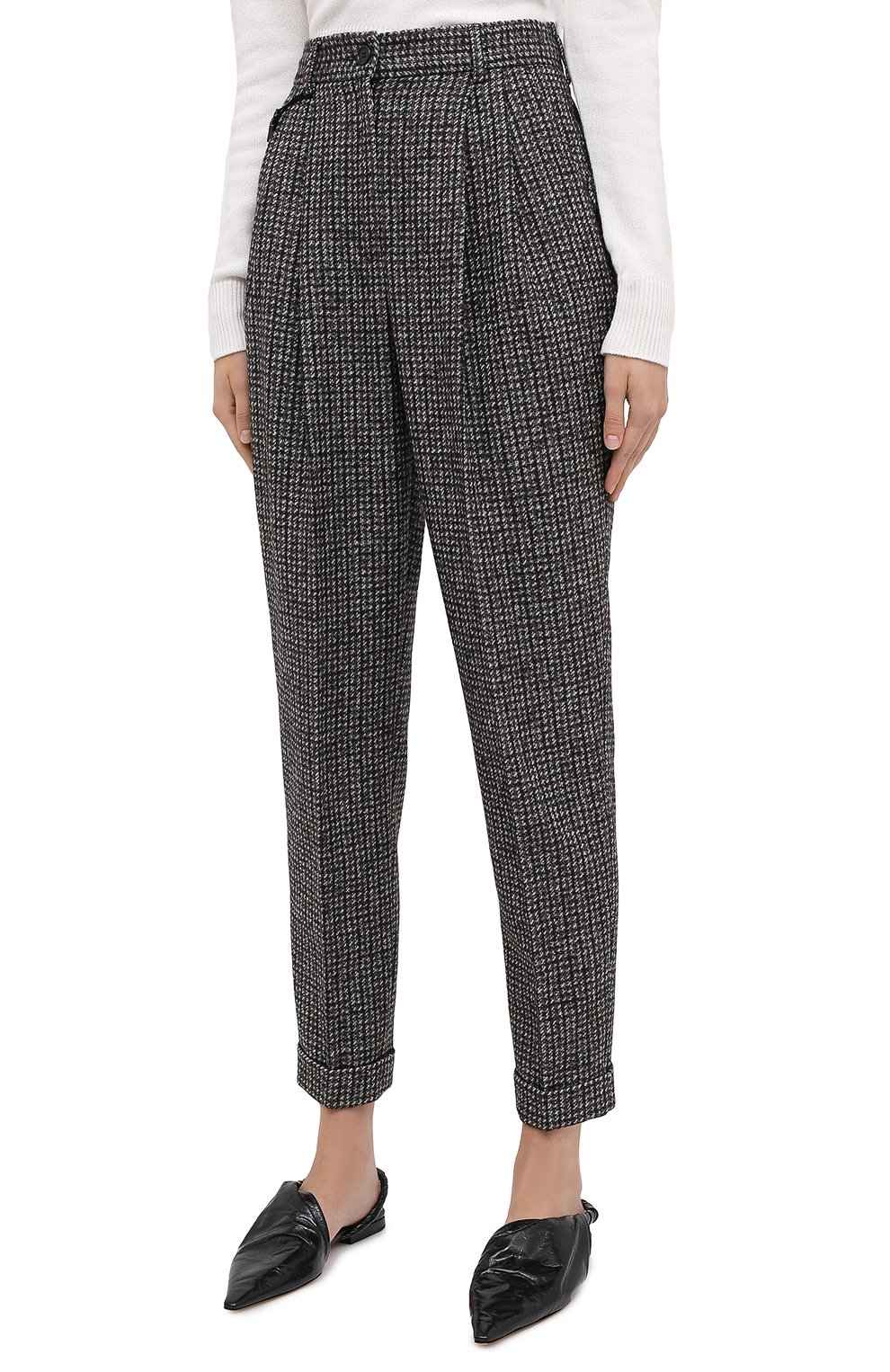 Шерстяные брюки DOLCE & GABBANA, арт. FTBX1T/FMMFU, фото 4