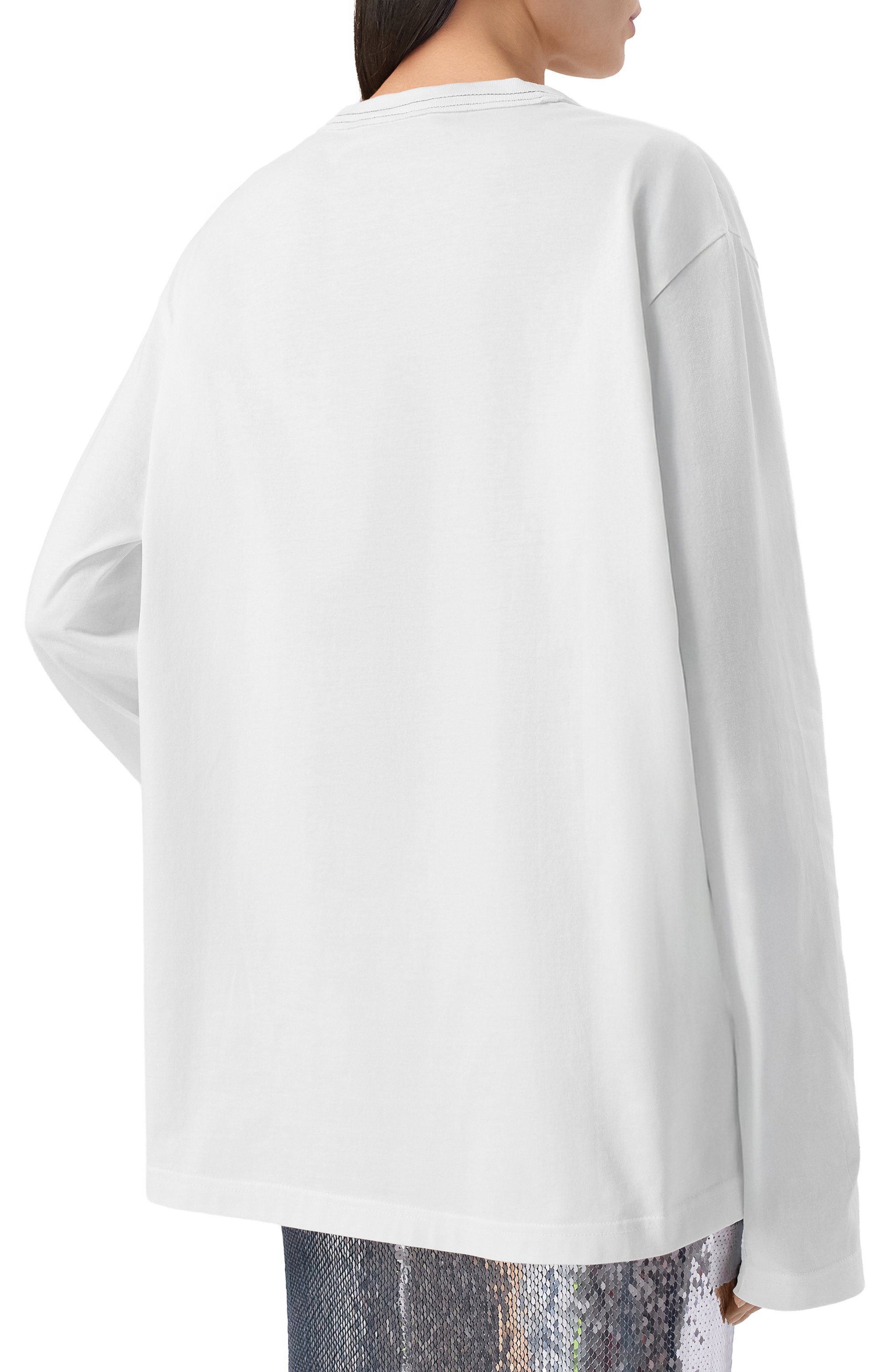 Хлопковый лонгслив N21, арт. F041/6328, фото 4