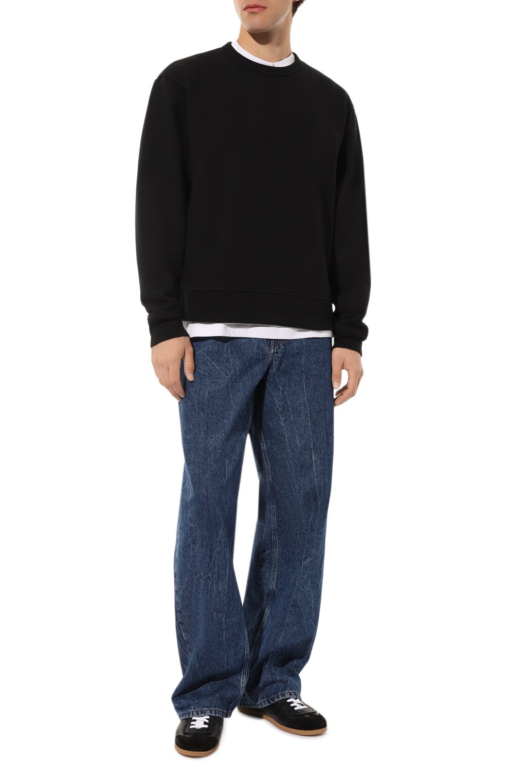 Хлопковый свитшот ACNE STUDIOS, арт. FN-MN-SWEA000091BLACK, фото 2