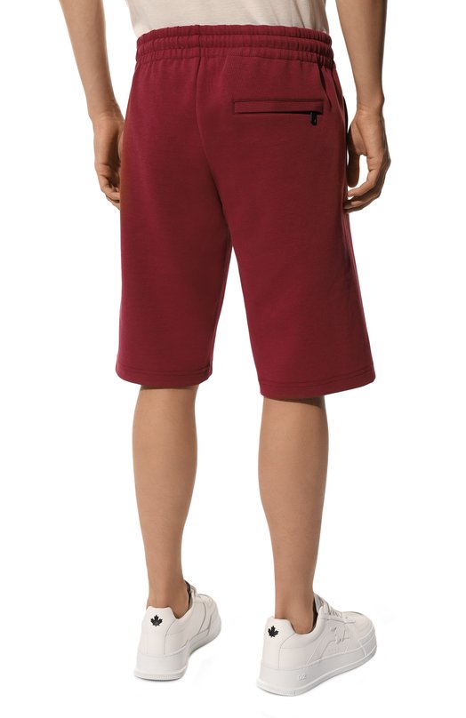 Хлопковые шорты Dolce & Gabbana GVF8AZ/HU7H9 Бордовый  GVF8AZ/HU7H9 Фото 4