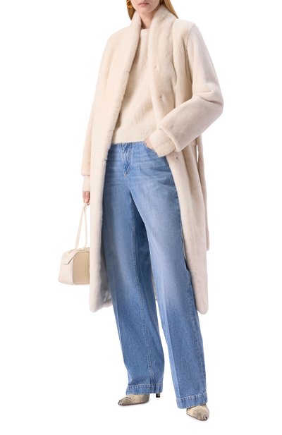 Шуба из норки YVES SALOMON, арт. 7WYM75720VLVR/PAVL0VA, фото 2