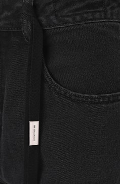 Женские джинсы ANN DEMEULEMEESTER темно-серого цвета, арт. B0011430/FA039 | Фото 6 (Драгоценные камни: Проставлено; Материал сплава: Проставлено; Материал внешний: Деним, Хлопок; Длина (брюки, джинсы): Укороченные; Силуэт Ж (брюки и джинсы): Прямые; Стили: Гранж; Кросс-КТ: Деним)
