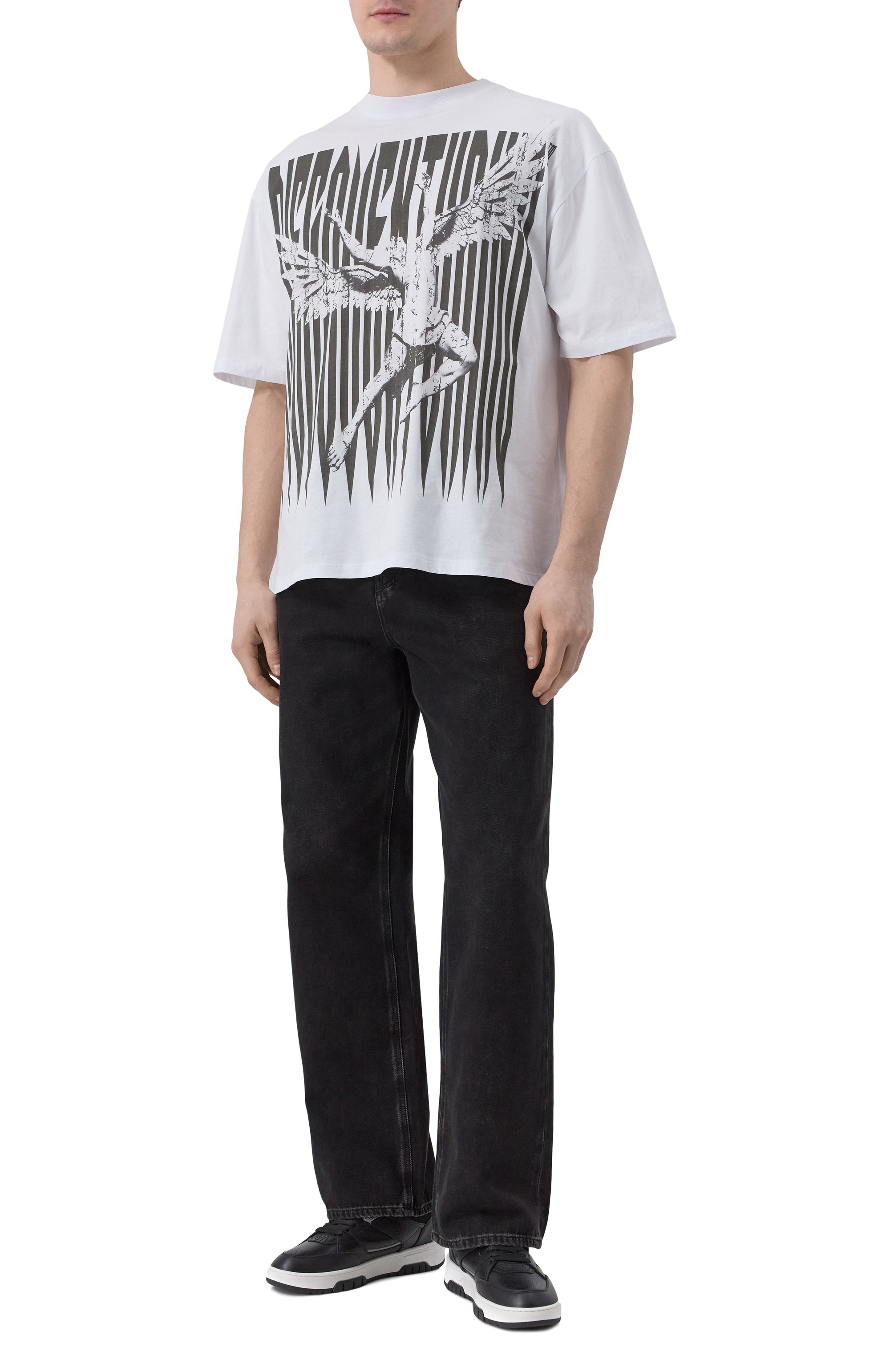 Хлопковая футболка DIEGO VENTURINO, арт. DVTS0DVI, фото 2