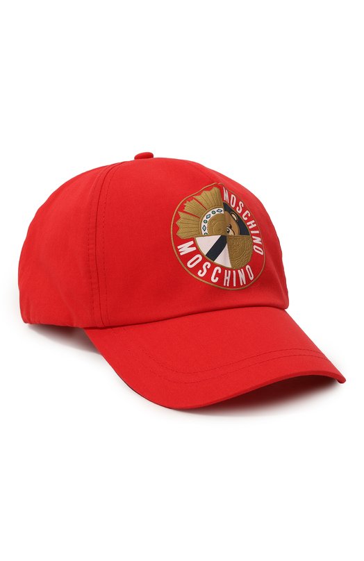 

Хлопковая бейсболка Moschino, Красный