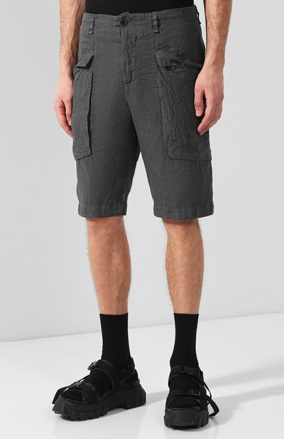 Шорты из смеси льна и хлопка TRANSIT, арт. CFUTRHC123, фото 3