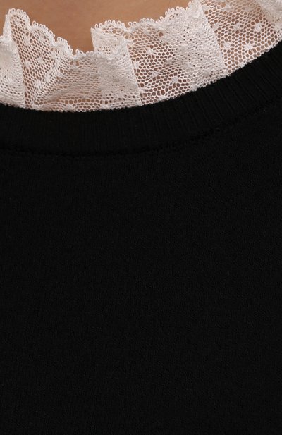 Свитер REDVALENTINO черного цвета по цене 35250 руб., арт. UR0KC02S/5FM, фото 5 Свитер REDVALENTINO, арт. UR0KC02S/5FM, фото 5