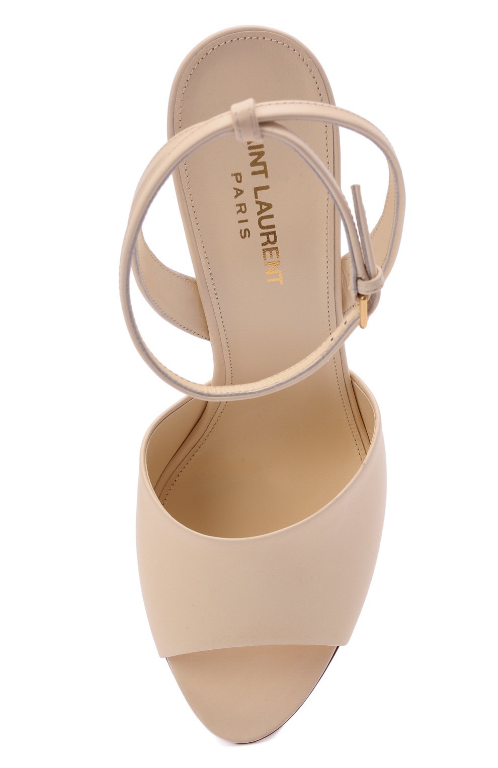 Кожаные босоножки SAINT LAURENT, арт. 662269/19X00, фото 5