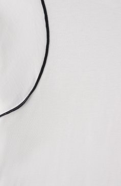 Детская хлопковая футболка IL GUFO белого цвета, арт. P25TS466MF001/10A-14A | Фото 3 (Рукава: Короткие; Драгоценные камни: Проставлено; Материал сплава: Проставлено; Девочки Кросс-КТ: футболка-одежда; Материал внешний: Хлопок; Ростовка одежда: 13 - 15 лет | 158 см, 9 лет | 134 см, 12 лет | 152 см)