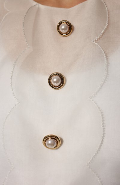 Шелковый топ MIU MIU, арт. MT1674-401-F0009, фото 5