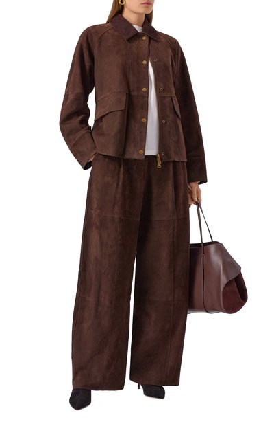 Замшевые ботильоны montmartre 50 AQUAZZURA черного цвета по цене 105000 руб., арт. MNRMIDB0/SUE, фото 3 Замшевые ботильоны montmartre 50 AQUAZZURA, арт. MNRMIDB0/SUE, фото 3