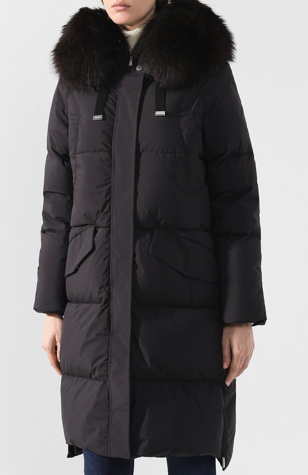 Пуховик с капюшоном MOORER, арт. ENIA-STP/A19D530ST0P, фото 3