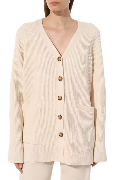 Хлопковый кардиган TOTEME, арт. 242-WRT2183-YA0042, фото 3